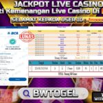 BUKTI JACKPOT LIVE CASINO 24D GAMES TERPERCAYA DI INDONESIA TGL 23-08-2024