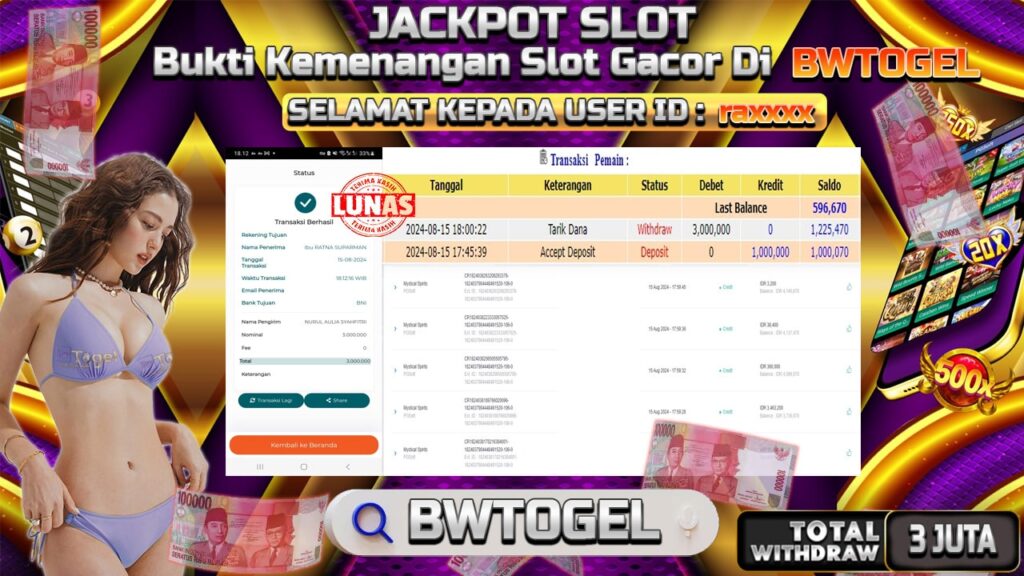 BUKTI JACKPOT SLOT MYSTICAL SPIRITS TERPERCAYA DI INDONESIA TGL 15-08-2024