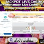 BUKTI JACKPOT SPEED BACCARAT A TERPERCAYA DI INDONESIA TGL 26-09-2024