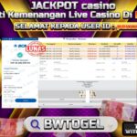 BUKTI JACKPOT SPEED BACCARAT 1 TERPERCAYA DI INDONESIA TGL 01-09-2024