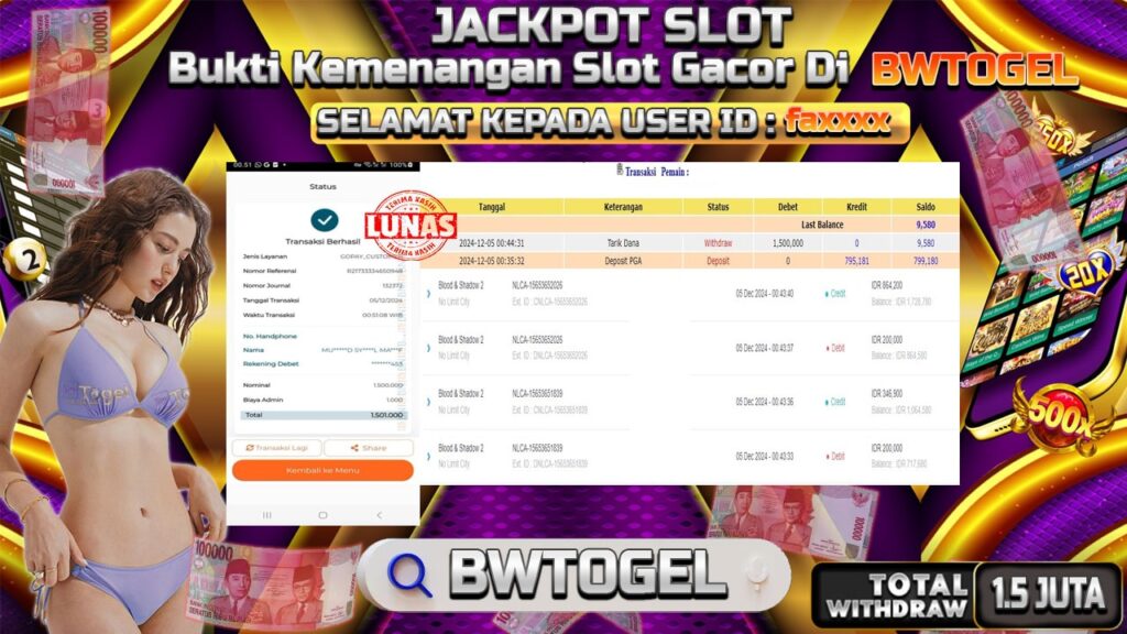 BUKTI JACKPOT SLOT BLOOD & SHADOW 2 TERPERCAYA DI INDONESIA TGL 05-12-2024